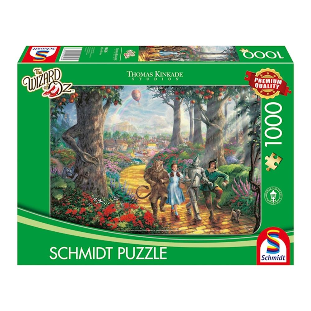 Puzzle Wizard of Oz Follow The Yellow Brick Road, 1000 Teile