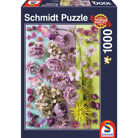 Puzzle Violette Blüten, 1000 Teile