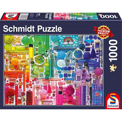 Puzzle Regenbogenfarben, 1000 Teile