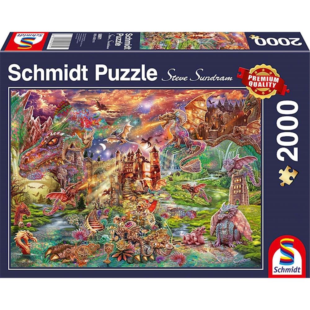 Puzzle Der Schatz der Drachen, 2000 Teile