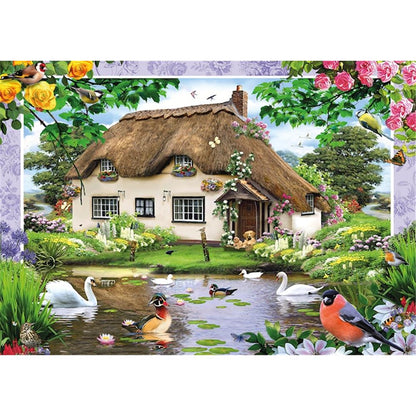 Puzzle Romantisches Landhaus, 500 Teile