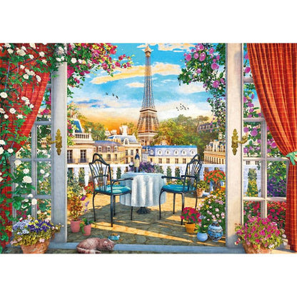 Puzzle Terrasse in Paris, 1000 Teile