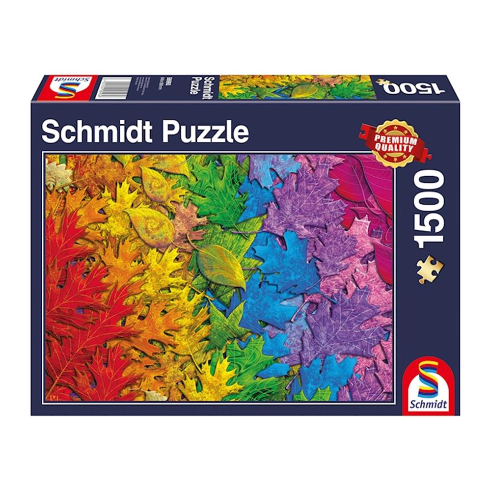 Puzzle Bunter Blätterwald, 1500 Teile