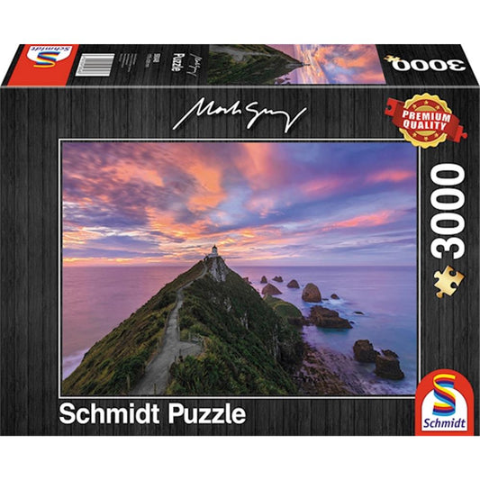 Puzzle Nugget Point Lighthouse The Catlins South Island New Zealand, 3000 Teile