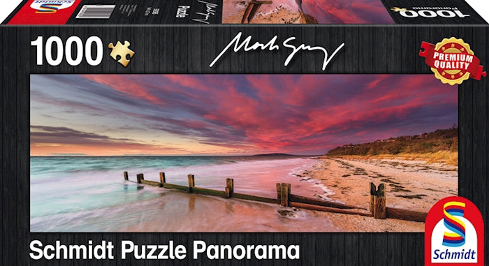 Puzzle Panorama McCrae Beach Mornington Peninsula Australia, 1000 Teile