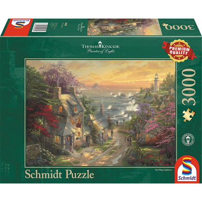 Puzzle Dörfchen am Leuchtturm, 3000 Teile