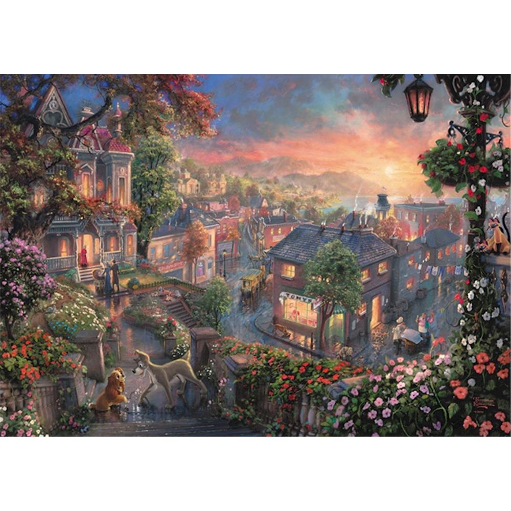 Puzzle Disney Susi und Strolch, 1000 Teile