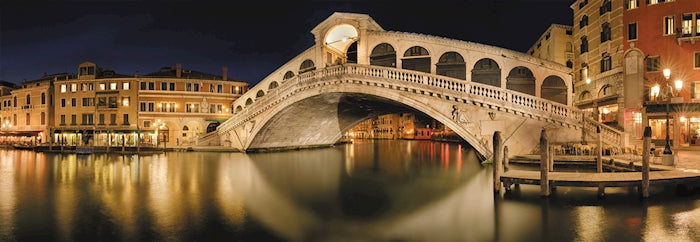 Puzzle Panorama Rialto Brücke, 1000 Teile