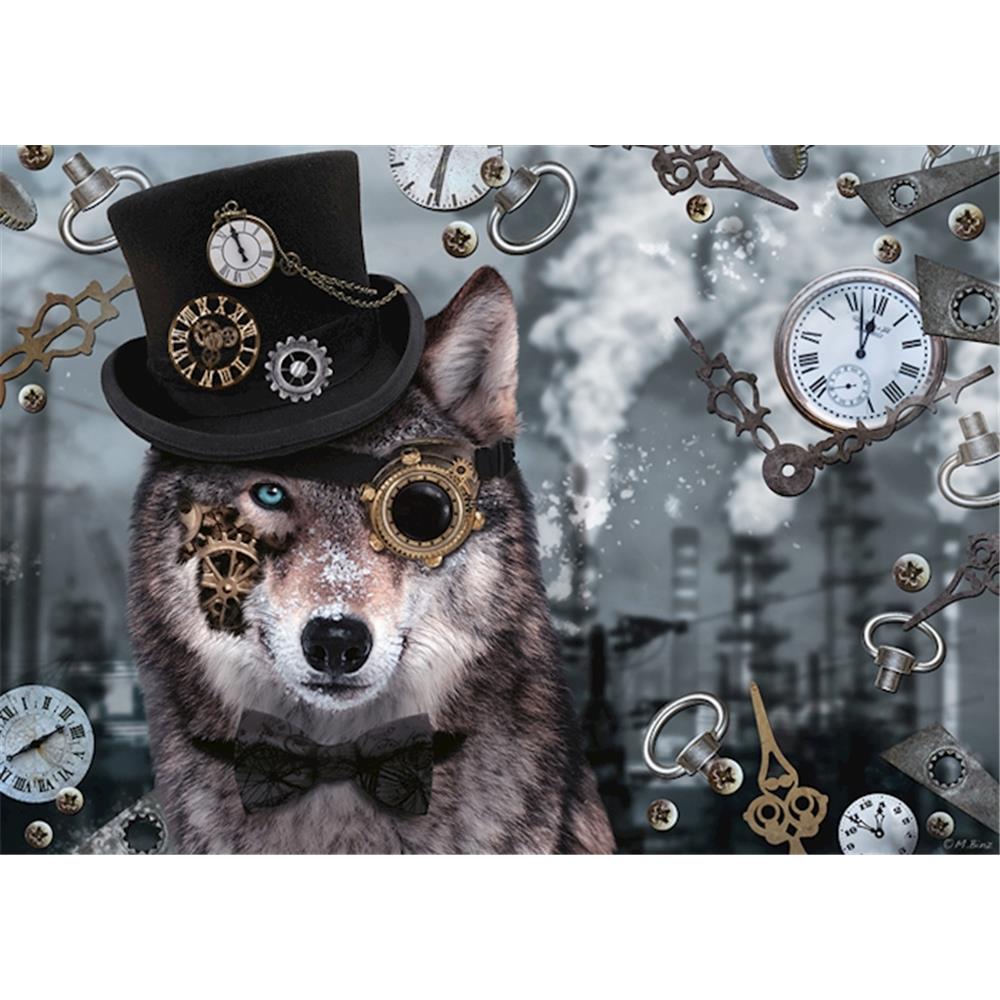 Puzzle Steampunk Wolf, 1000 Teile