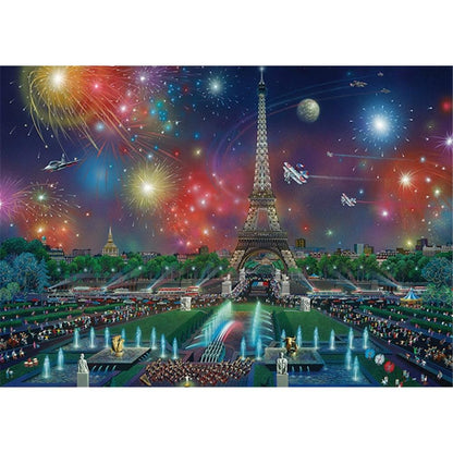 Puzzle Feuerwerk am Eiffelturm, 1000 Teile