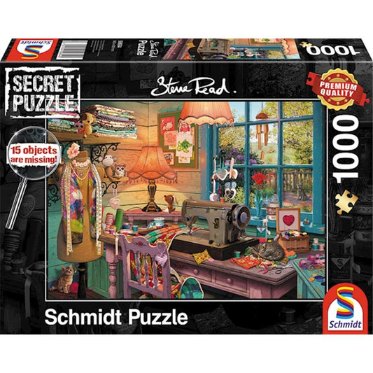 Puzzle Im Nähzimmer, 1000 Teile