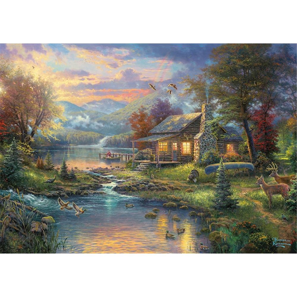 Puzzle Nature's Paradise in Nostalgiedose, 500 Teile