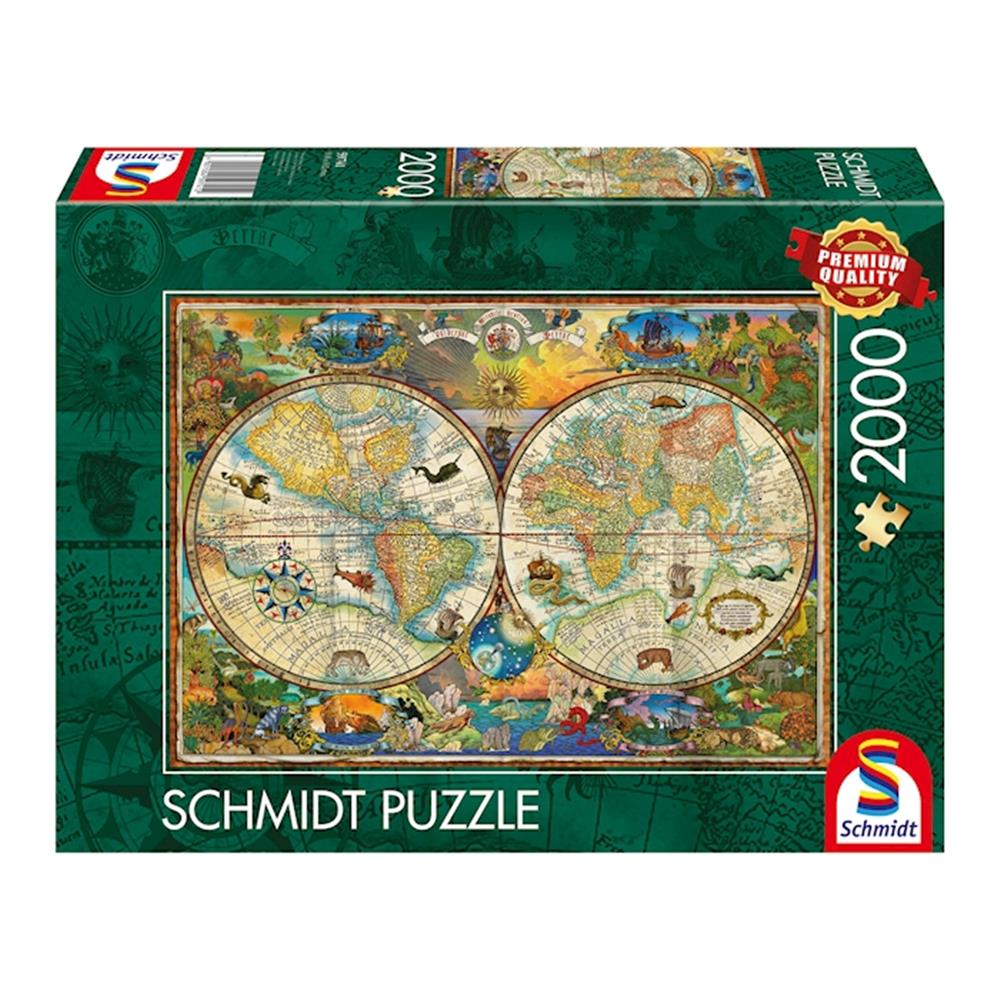 Puzzle Gestalten der Erde, 2000 Teile