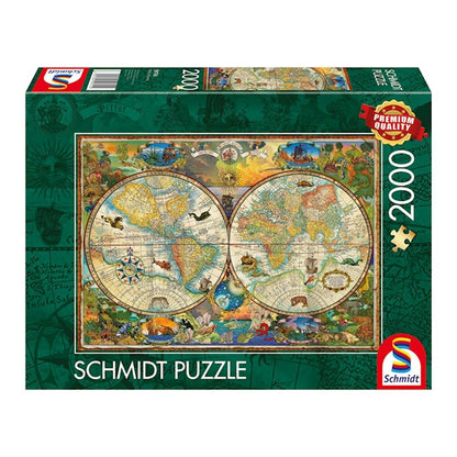 Puzzle Gestalten der Erde, 2000 Teile