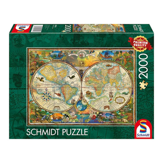 Puzzle Gestalten der Erde, 2000 Teile