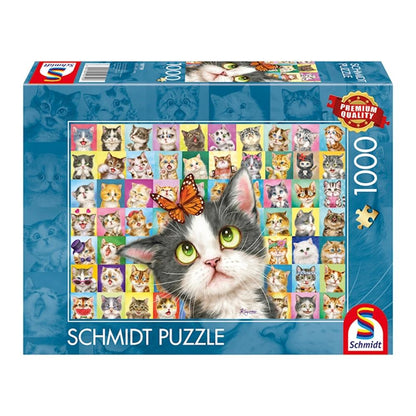 Puzzle Katzen-Mimik, 1000 Teile