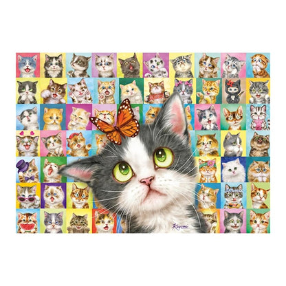 Puzzle Katzen-Mimik, 1000 Teile