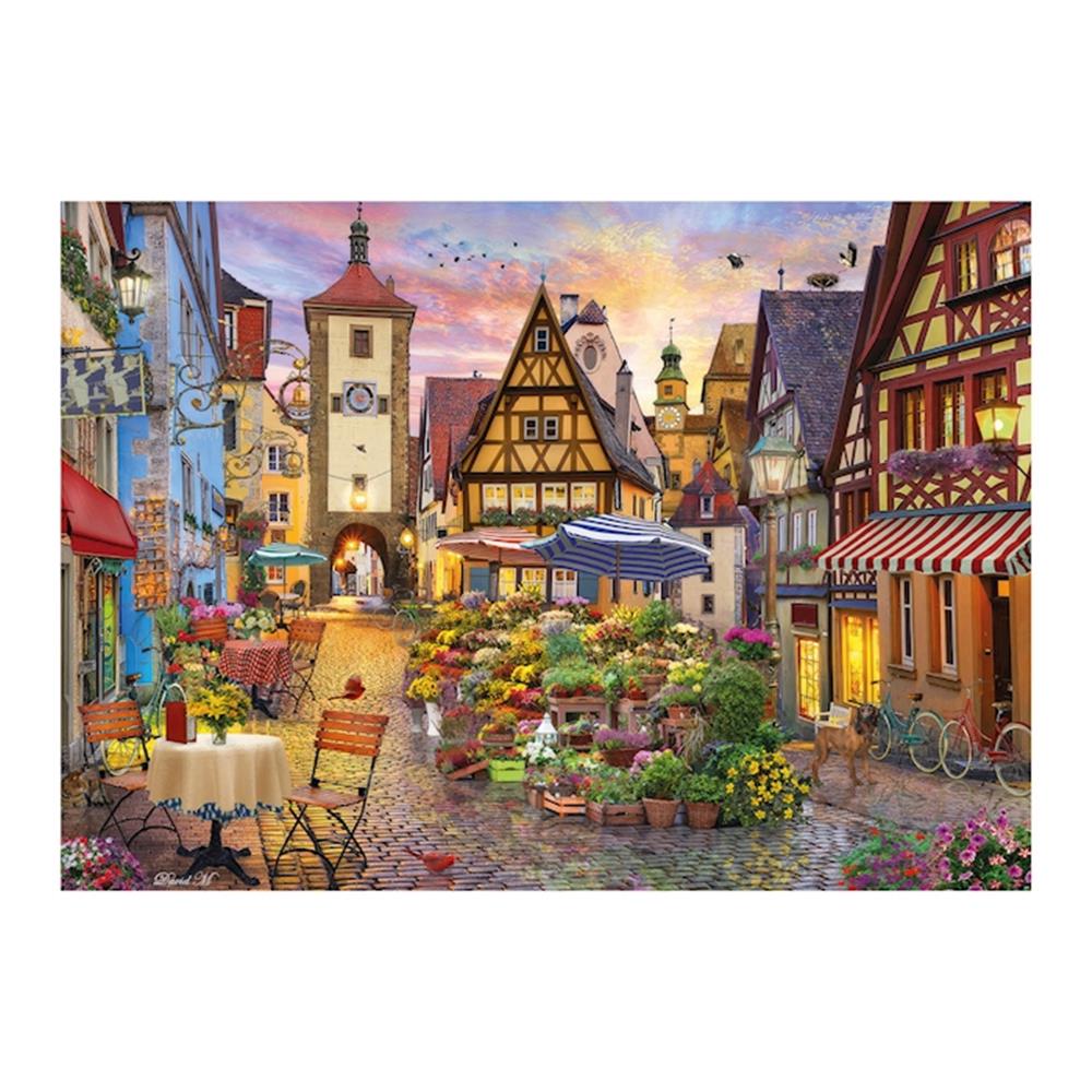 Puzzle Romantisches Bayern Rothenburg ob der Tauber, 1000 Teile