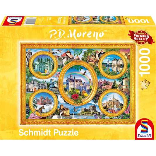 Puzzle Schlösser, 1000 Teile