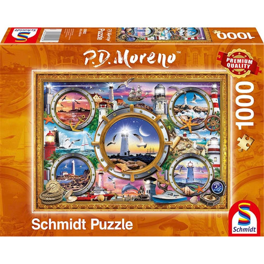 Puzzle Leuchttürme, 1000 Teile