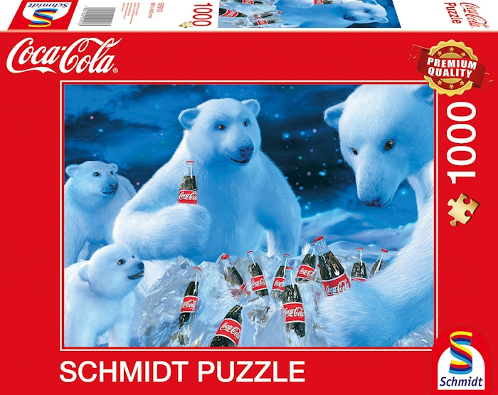 Puzzle Coca Cola Polarbären, 1000 Teile