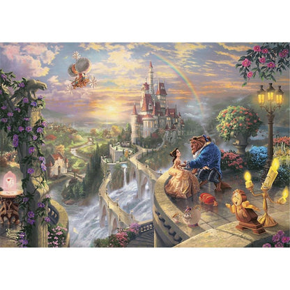 Puzzle Disney Beauty and Beast, 500 Teile (Nostalgiedose)