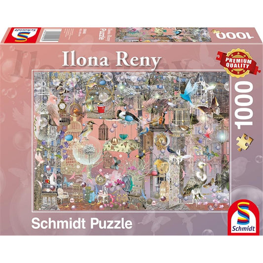 Puzzle Schönheit in Rosé, 1000 Teile