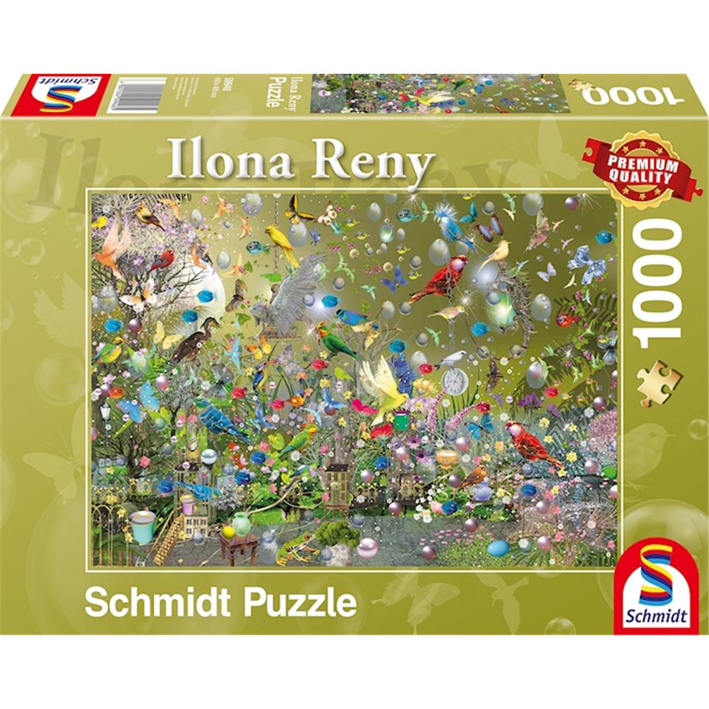 Puzzle Im Dschungel der Papageien, 1000 Teile