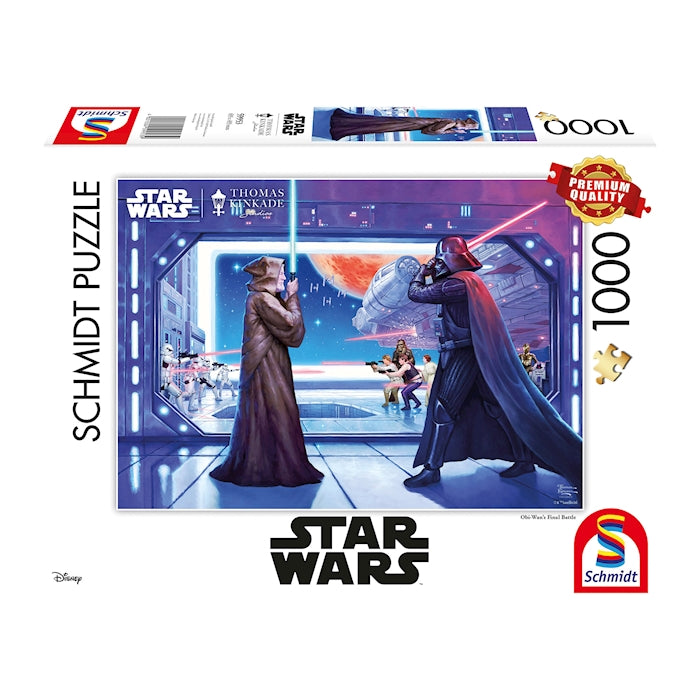 Puzzle Star Wars Obi Wan's Final Battle, 1000 Teile