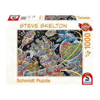 Puzzle Weltall-Kolonie, 1000 Teile