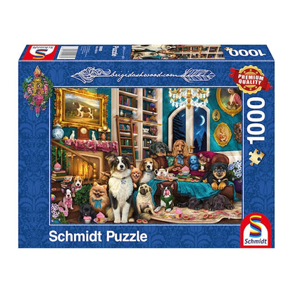 Puzzle Party in der Bibliothek, 1000 Teile