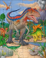 Puzzle Dinosaurier, 3 x 24 Teile