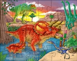 Puzzle Dinosaurier, 3 x 24 Teile