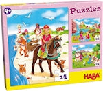 Puzzle Pferdefreundinnen, 24 Teile