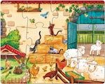 Puzzle Bauernhoftiere, 1 x 12, 1 x 15, 1 x 18 Teile