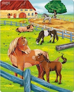 Puzzle Bauernhoftiere, 1 x 12, 1 x 15, 1 x 18 Teile