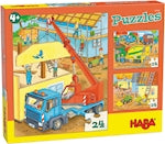 Puzzle Auf der Baustelle, 3 x 24 Teile