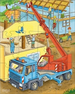 Puzzle Auf der Baustelle, 3 x 24 Teile