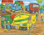 Puzzle Auf der Baustelle, 3 x 24 Teile