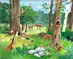 Puzzle Tiere, 18 Teile