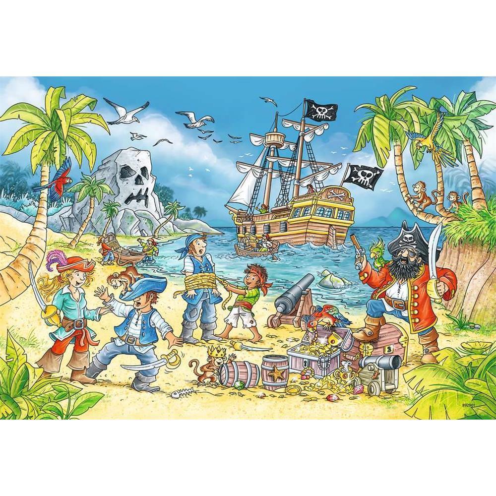 Puzzle Kinderpuzzle - Die Abenteuerinsel, 2 x 24 Teile