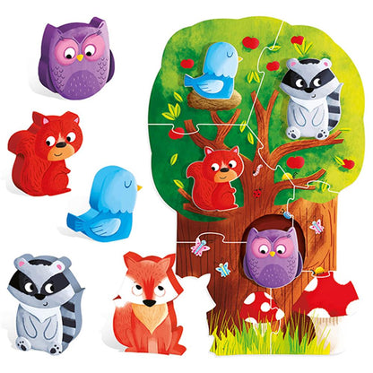 Puzzle Montessori Puzzle Wald