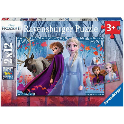 Puzzle Reise ins Ungewisse, 2 x 12 Teile