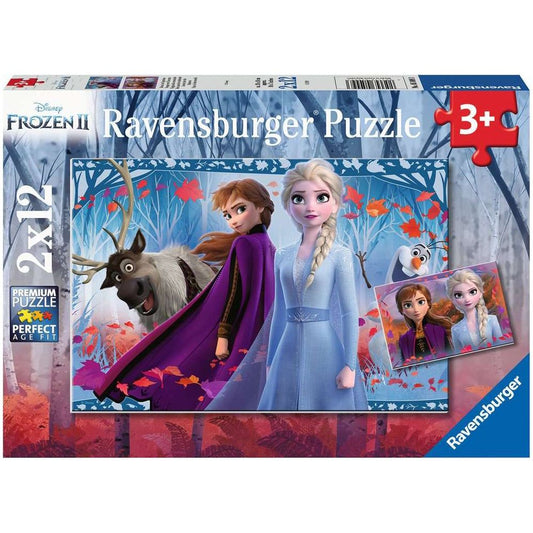 Puzzle Reise ins Ungewisse, 2 x 12 Teile