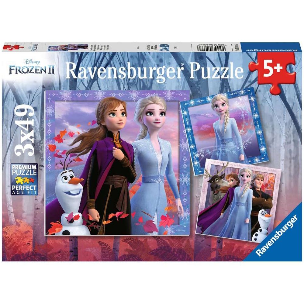 Puzzle Die Reise beginnt Frozen, 3 x 49 Teile