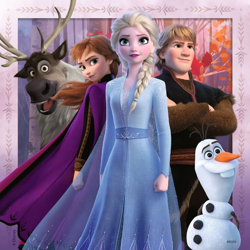 Puzzle Die Reise beginnt Frozen, 3 x 49 Teile