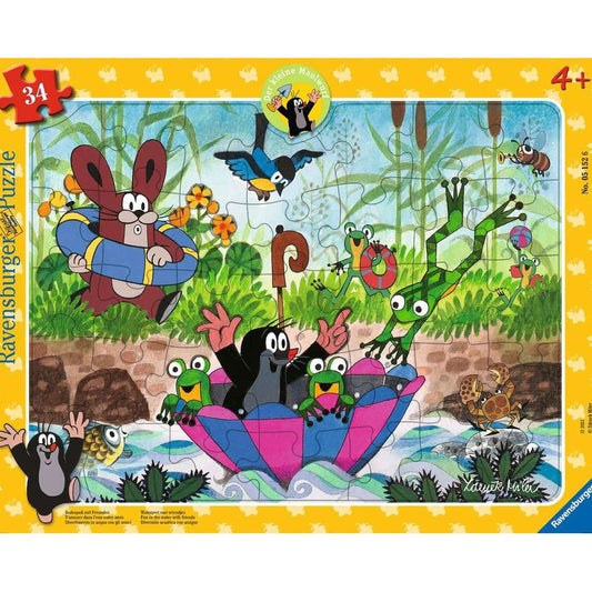 Puzzle Badespass mit Freunden, 34 Teile