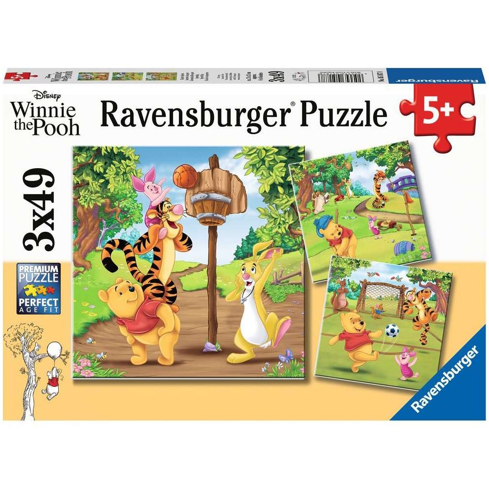 Puzzle Tag des Sports, 3 x 49 Teile