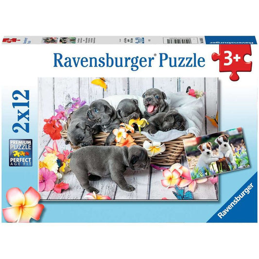 Puzzle Kleine Fellknäuel, 2 x 12 Teile