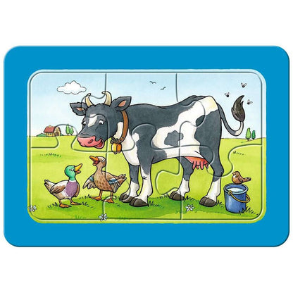 Puzzle Gute Tierfreunde, 3 x 6 Teile